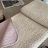 Han Feng Juego de Cubrecama de Algodón de Tres Piezas Lavado a la Arena Acolchado Cuatro Estaciones Algodón de Doble Cara Algodón de Tatami Sábana Antideslizante para Cama Cojín Kang