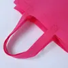 Bolsas no tejidas engrosadas, en stock, ecológicas para venta al por mayor, con alta capacidad de carga, diseño tridimensional e impresión personalizable con texto e imágenes.