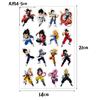 Recuerdos de la Infancia Dragon Ball Pegatina Teléfono Móvil Taza de Agua Pegatina Decorativa Impermeable Pegatina para Diario Infantil Venta al por Mayor