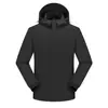 Fábrica de origem jaqueta corta-vento com capuz e enchimento de pluma algodão logo personalizado à prova de vento impermeável vestuário de trabalho outerwear com texto impresso
