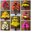 Fábrica de Flores Artificiais Qingming Suprimentos Funerários Flores para Cemitério Lápide Cravo Crisântemo Aranha Crisântemo Tubo Buquê de Crisântemo Coroa de Qingming