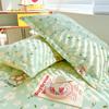 Par de Fundas de Almohada de Algodón Puro, Fundas de Almohada de Algodón Puro para el Hogar de Niños Funda Individual para Relleno de Almohada 48X74Cm Individual Verano 2
