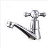 Grifo de lavabo de exportación transfronterizo 4 puntos frío único apertura rápida grifo de lavabo de baño