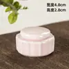 Pote de chá pequeno de cerâmica mini pote de armazenamento de bálsamo em pó perfumado caixa de embalagem 10ml pote de chá pequeno logo imprimível