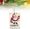 Regalos de Navidad 2024-Papá Noel Billetera de Navidad Colgante de Billetera Decoraciones de Árbol de Navidad