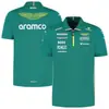 2025 Nova Camiseta Uniforme de Equipe F1 Camisa de Ciclismo de Corrida Polo de Manga Curta Masculina Secagem Rápida Verão Trabalho Roupas de Carro