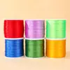 Fio Elástico Plano de 500m, Colorido e Forte, Fio Elástico Especializado para Miçangas, Resistente ao Desgaste, Adequado para Artesanato e Montagem de Cristais