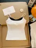 Camisola Falsa de Dos Piezas Estilo Dulce Millennial con Ribete de Encaje Sexy, Corte Ajustado y Versátil con Copas Integradas