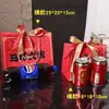 Saco de Presente Vermelho de Ano Novo, Ano do Cavalo, Saco de Presente da Sorte, Saco de Embalagem de Ano Novo, Sacola de Presente para Festa Anual, Fita