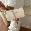 Bolso tejido de un solo hombro para mujer, bolso cruzado, bolso de mano elegante, nuevo 2026, para ir al trabajo, texturizado, moderno, otoño, almohada, versátil