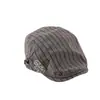 Gorra de moda para niña de color oscuro, boina infantil de tendencia para comercio exterior, sombrero de sol para bebé a rayas personalizado estilo europeo y americano