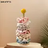 Rack Organizador Criativo de Madeira para Prendedores de Cabelo no Atacado, Suporte de Exibição para Faixas de Cabelo e Cordas de Cabelo, Rack de Suporte para Exibição de Pulseiras e Pulseiras de Pulso