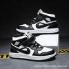 Zapatos para Niños Auténticos Moda Primavera y Otoño Marca Street Dance Niños Air Force One de Caña Alta aj Zapatos de Baloncesto Blancos Zapatos Deportivos para Niños