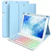 Adecuado para Apple iPad A16 Teclado Bluetooth Retroiluminado Funda Protectora Air110.9 Ranura de Carga para Lápiz Funda para Tableta M4