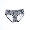 Comércio Exterior Sexy Cintura Média-Baixa Roupa Íntima Seda Gelo Feminina Elástica Respirável Triângulo Tamanho Grande Floral Roupa Íntima Algodão Virilha Feminina