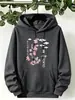 Sudadera con Estampado de Pájaros Sakura de Tokio para Mujer Sudadera Coreana de Otoño Ropa de Lana Versátil Milenio