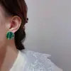 Pendientes Irregulares Redondos de Goteo Geométrico para Mujer, Simples y Versátiles, Diseño de Alta Gama, Joyería para Orejas de Celebridad de Internet