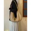 Bolso Minimalista de Nylon Estilo Coreano para Mujer, Gran Capacidad, Ligero, Bolso de Hombro Cruzado, Bolso Tote Unisex