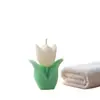 Vela Perfumada de Tulipán Transfronteriza, Regalo Festivo que Mejora la Atmósfera, Regalo para el Día del Maestro, Vela Decorativa de Fragancia Hecha a Mano
