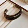 Pulsera Geométricamente Manchada de Resina Dopamina Colorida, Lujo Ligero, Pulsera de Nicho de Gama Alta, Pulsera Versátil Transfronteriza Europea y Americana