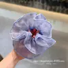 Goma de Pelo de Lujo Multicolor Floral Estilo Francés para Mujer, Accesorio para Coleta Semi-Recogida, Flor para el Cabello, Adorno para la Cabeza, Nuevo Modelo de Lujo 2026