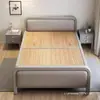 Sofá cama plegable, cama de madera maciza, cama individual para siesta, doble propósito, adecuado para apartamentos pequeños y casas de alquiler, cama sencilla, cama extra, nuevo modelo 2025