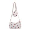 Bolso de hombro de pana informal y sencillo para mujer, estilo coreano, a la moda, bonito y elegante, para verano de 2024