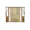 Novo Armário de Entrada Estilo Chinês para Apartamentos Pequenos para Bloquear a Porta de Entrada, Tela Divisória para Porta de Casa, Rack de Armazenamento para Sala de Estar