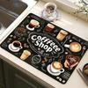 Tapete absorbente de diatomeas transfronterizo para mesa de cocina, de secado rápido, para máquina de café, escurridor de mesa, tapete aislante térmico para mesa de bar