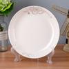 Plato de Arroz Flor Dorada, Plato de Cerámica Estilo Coreano, Plato Hondo Cerámico Multiusos para Hoteles y Restaurantes, Personalizable con Patrón de Logo, Adecuado para Regalos Corporativos