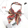 Cuello Femenino Profesional Azafata de Banco Hotel Mono de Doble Capa con Lazo Ropa de Trabajo Camisa Accesorios Corbata de Lazo