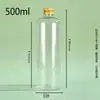 Botellas de Plástico Transparentes para Mascotas con Tapa Dorada en Varios Tamaños para Productos Químicos de Uso Diario, Aceites Esenciales, Lociones y Empaquetado de Muestras, Suministro Directo del Fabricante