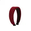 Diadema Elegante y Sofisticada de Color Sólido, Estilo Nuevo Retro, Diadema Ancha Antideslizante para Lavarse la Cara, Accesorio para el Cabello Versátil Casual para Mujeres