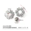 Prontos para envio, broches requintados e únicos cravejados de diamantes, acessórios DIY estilo doce para roupas, bolsas e sapatos, feitos de liga de zinco