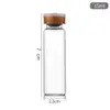 Vial Botella de Muestra de Laboratorio Transparente Marrón Botella para Reactivos Botella de Vidrio con Rosca Botella para Liofilización Botella Pequeña para Medicamentos Botella para Sub-Embotellado