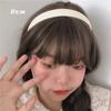 Diadema de Cuero Blanco Otoño e Invierno 2023 ~ Estilo Retro de Hong Kong Ins Diadema Simple Elegante Accesorios Versátiles para el Cabello de Mujer Tendencia Cabello Presionado