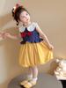 Estilo Coreano Muñeca de Celebridad de Internet para Niñas Cuello de Muñeca Vestido Blancanieves Verano 2026 Nuevo Modelo Atuendo de Presentación para el Día del Niño Ropa Infantil de Moda