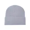 Gorro de Lana Tejido Estilo Coreano Otoño e Invierno Versátil Moda Cálido Cortavientos Protector de Orejas Elástico Gorro con Borde Enrollado Gorro de Moda