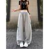 Comercio Transfronterizo Retro Americano Doble Cintura Estampado de Letras Pantalones Deportivos Calle Amplios Casuales Raya Lateral Pierna Recta Ancha