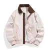 Nueva Chaqueta de Solapa para Hombre de Primavera y Otoño Estilo Coreano Moderna Deportiva Casual Traje Superior Elegante Fabricante Venta al por Mayor