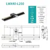 Lwx60 Cremallera de Engranajes de Carrera Larga Deslizador de Ajuste Fino Canal de Cola de Cola Eje X/Z Soporte de Cámara Deslizador para Máquina de Cribado CCD