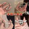 Nuevo Juego de Seis Piezas de Pulseras con Borlas y Campanas de Estilo Chino Versátil Simple de Alto Valor Pulsera para Mejores Amigas Hermanas Elemento Han