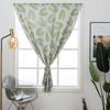 Cortinas Pequenas Blackout Estampadas Frescas com Adesivos de Letras de Velcro, Produto Acabado, Cortinas Acabadas para Comércio Exterior sem Furos e Cortinas de Porta
