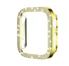 Para Apple Watch9 Case Protetor para Relógio Diamante Brilhante S9 Apple 8 Diamante se2 Estrutura Lateral Case iwatch/6/7