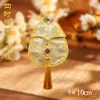 Bolsitas personalizadas al por mayor de estilo antiguo, bolsas vacías, bolsitas tejidas en brocado y bordadas, bolsitas hechas a mano de forma irregular con tapas y borlas, accesorios Hanfu