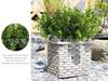 Plantas Verdes, Grama de Milão, Plantas de Eucalipto, Flores Artificiais de Plástico, Plantas de Vaso para Casa, Decorações de Janela de Engenharia, Alta Simulação