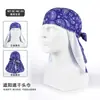 Chapéu com Capuz Respirável para Proteção Solar Verão Malha Estampa Paisley Lenço de Cabeça Unissex Faixa de Cabeça Esportiva Chapéu de Pirata Forro de Capacete