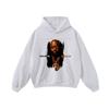 Sudadera con capucha de moda transfronteriza para hombre, sudadera con capucha de manga larga oversize vintage estampada europea y americana, lavada