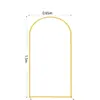 Accesorios para Bodas y Fiestas de Cumpleaños Transfronterizas Soporte de Arco de Hierro Decoración de Fondo de Escenario Soporte para Flores Arco de Globos para Bodas