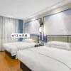 Mobiliario de Hotel Jingtu Habitación Estándar Juego Completo Apartamento Moderno Casa de Huéspedes Habitación de Huéspedes Sábanas Cama Doble Base de Cama Renovación de Hotel